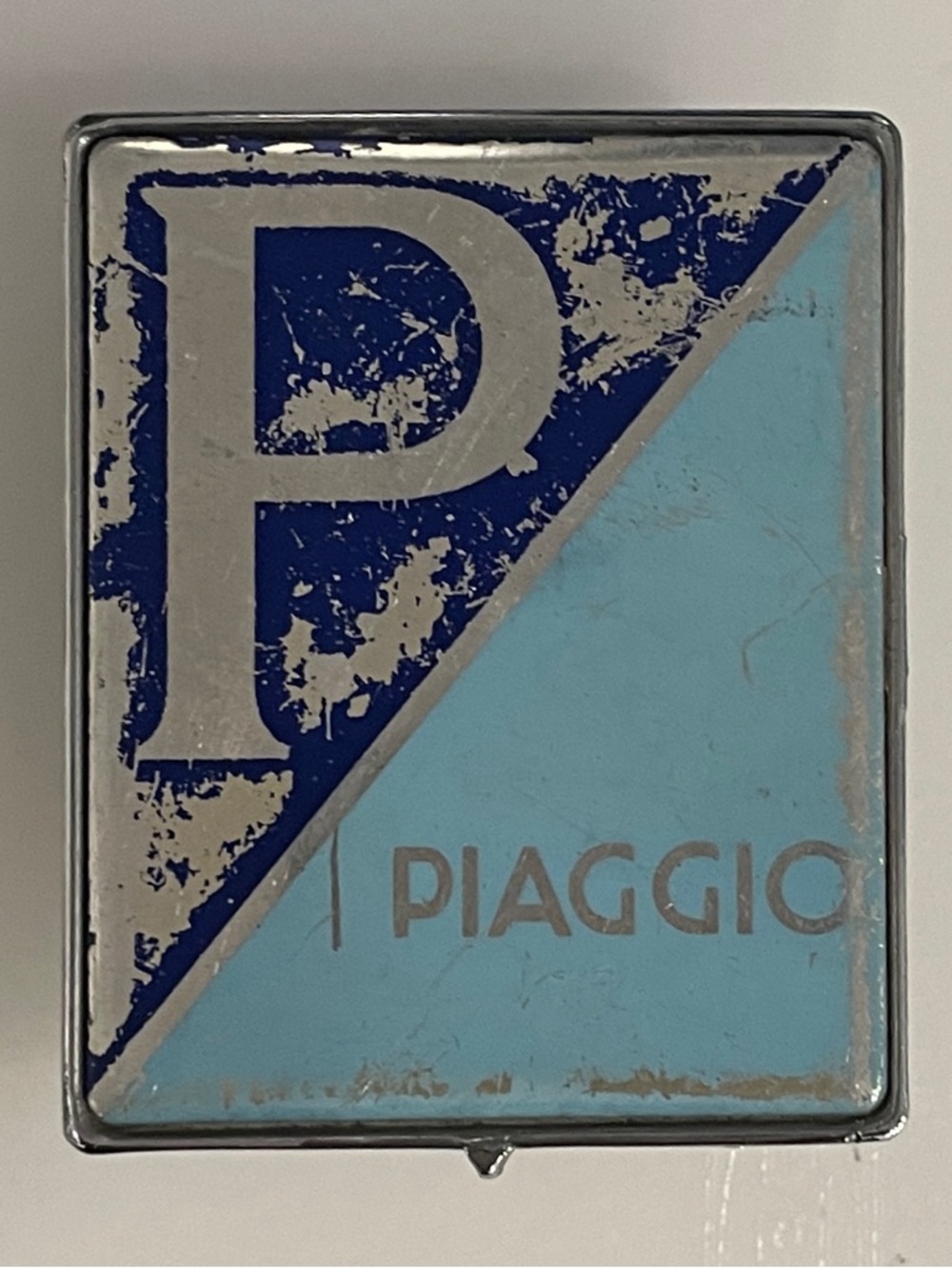 Vintage Piaggio Vespa Nameplate / Emblem